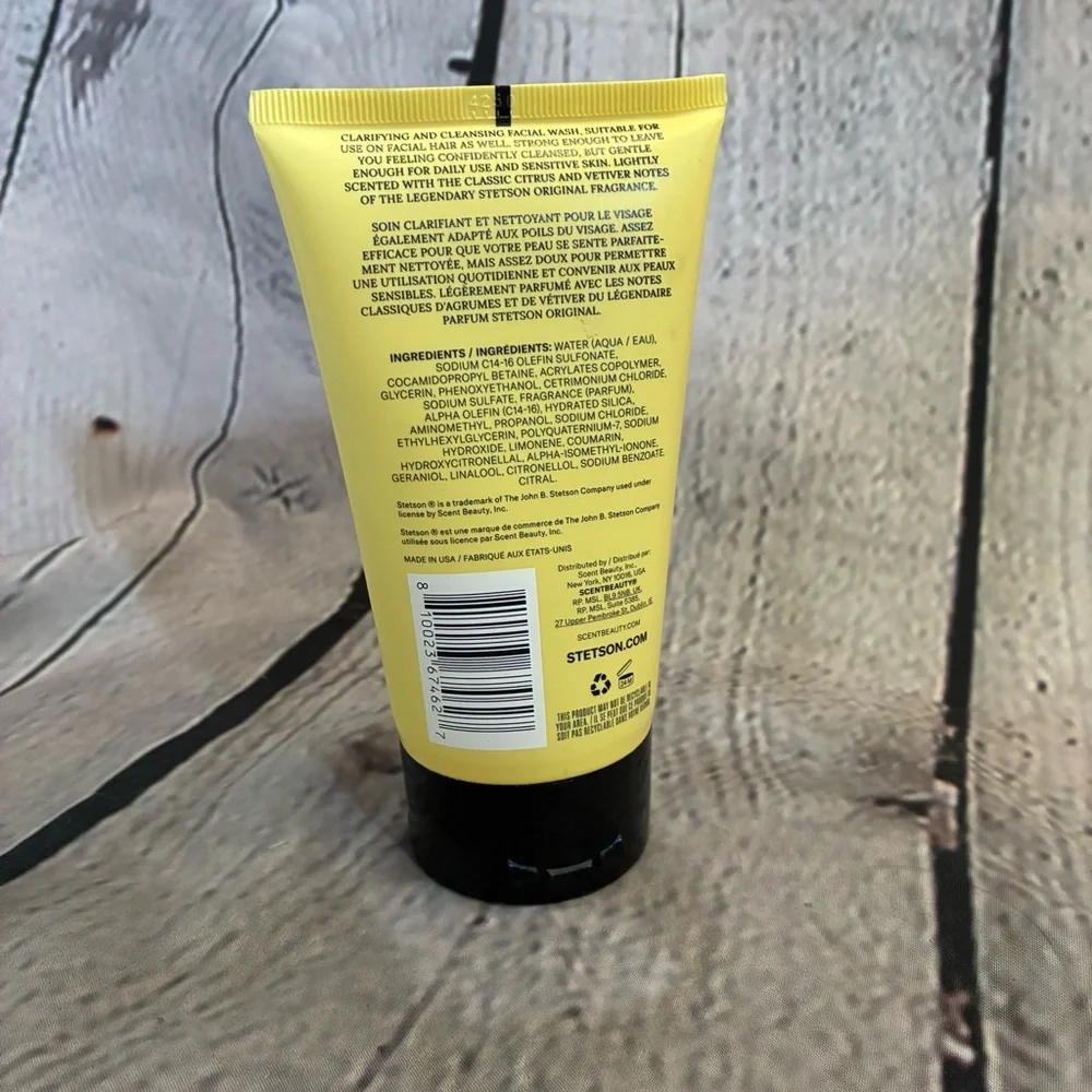 5/$20 NEW Stetson Men’s Original Deep Cleansing Face Beard‎ Wash 5 fl oz SEALED